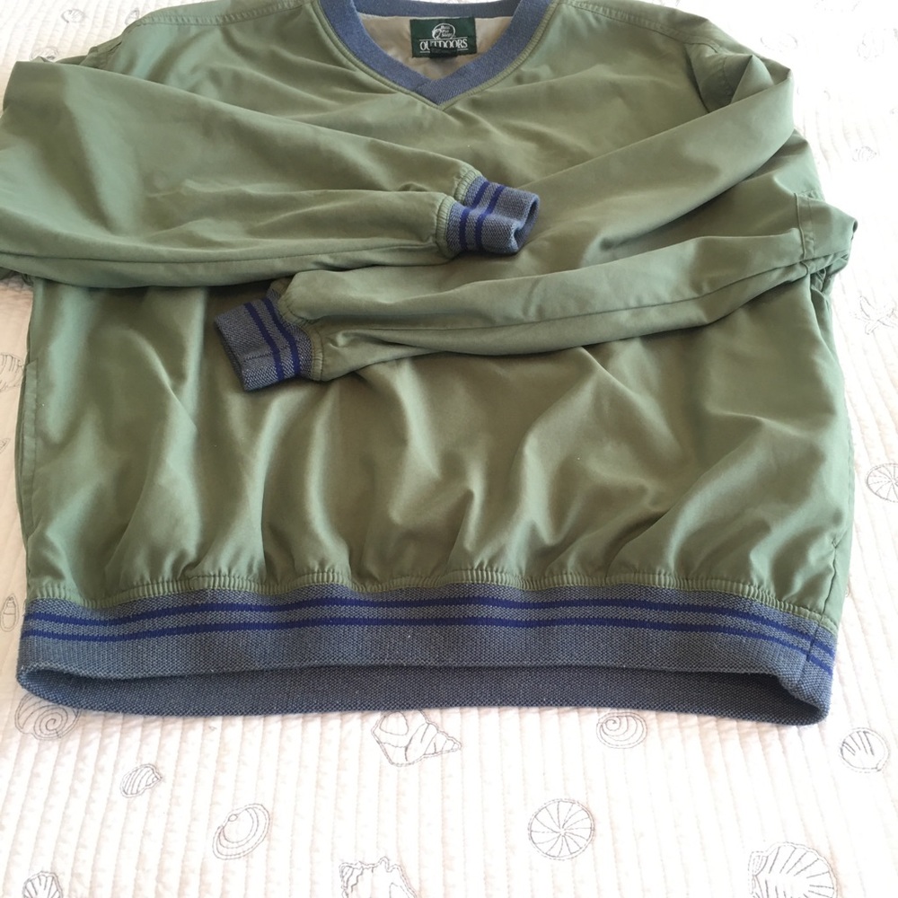 COPY - Bass pro shop outdoor green windbreaker/ja…